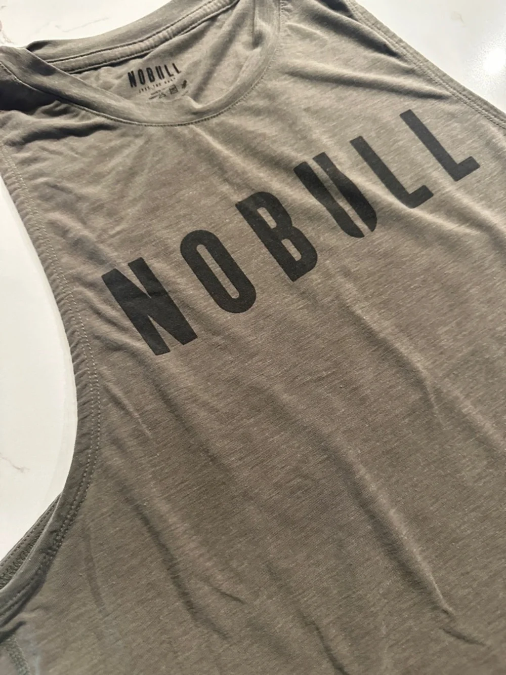 NOBULL Muscle Tank Olive Green - Picture 8 of 12